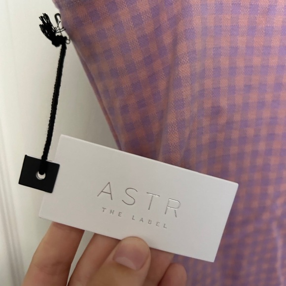 ASTR the Label Aria Gingham Print Bustier Bodysuit NWT - Picture 4 of 4